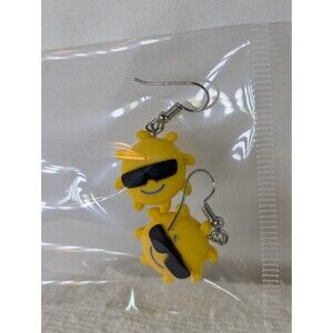 Summer Fun Sun Sunglasses Earrings Dangle Jewelry Pierced Beach Vacation